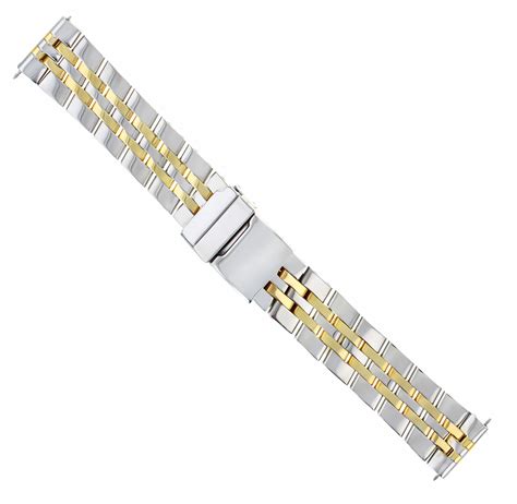 22mm teilvergoldet armband für breitling chronomat|Ewatchparts 22MM WATCH BAND BRACELET COMPATIBLE .